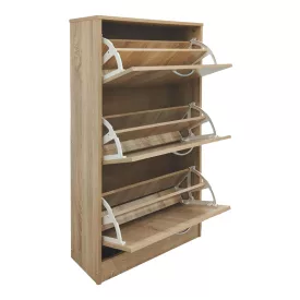 Shoe rack Savaz pakoworld in sonoma 60x24x114cm