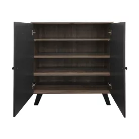   Shoe rack-cabinet Cathi pakoworld in oak-anthracite shade 80x34x95cm