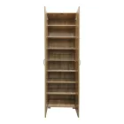 Shoe rack-wardrobe Racka pakoworld in sonoma shade 58x34x186cm