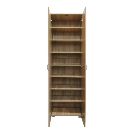 Shoe rack-wardrobe Racka pakoworld in sonoma shade 58x34x186cm