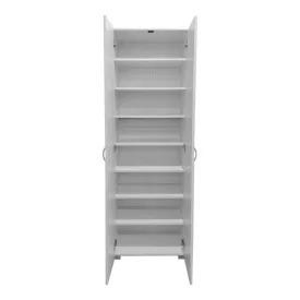   Shoe rack-wardrobe Racka pakoworld in white shade 58x34x186cm