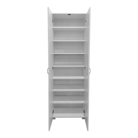 Shoe rack-wardrobe Racka pakoworld in white shade 58x34x186cm