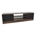 Sasa pakoworld TV cabinet in oak-anthracite shade 150x35x41.5cm