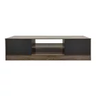 Sasa pakoworld TV cabinet in oak-anthracite shade 150x35x41.5cm