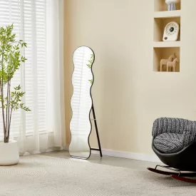 Waven pakoworld mirror in black shade 38x28x148cm