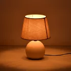 Melanie Inart E14 ceramic table lamp in beige shade D22x30cm