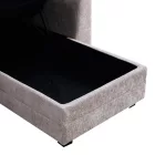 Comfie pakoworld corner reversible sofa bed with storage space beige fabric 260x156x98cm