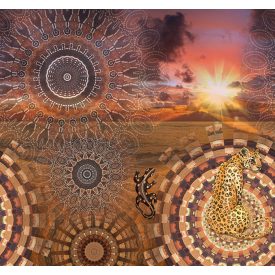 Behang / Circle of life tapéta